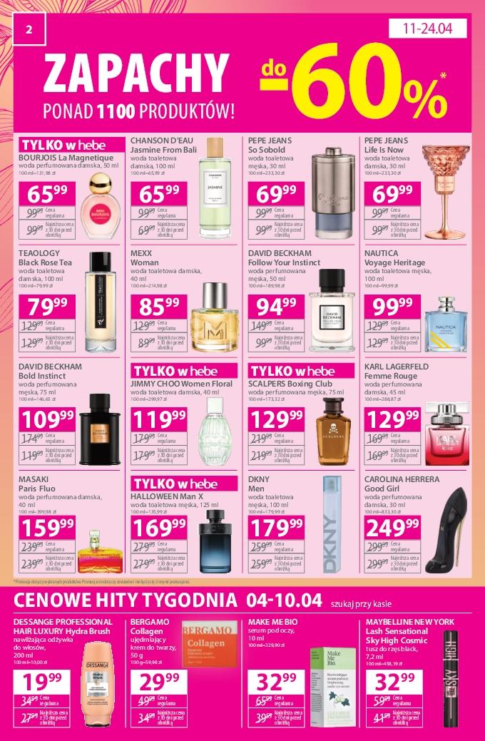 Gazetka promocyjna Hebe str. 2