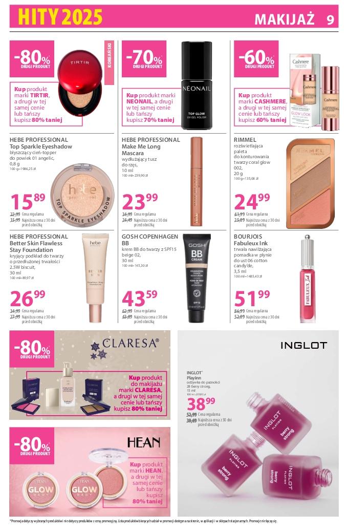 Gazetka promocyjna Hebe str. 9