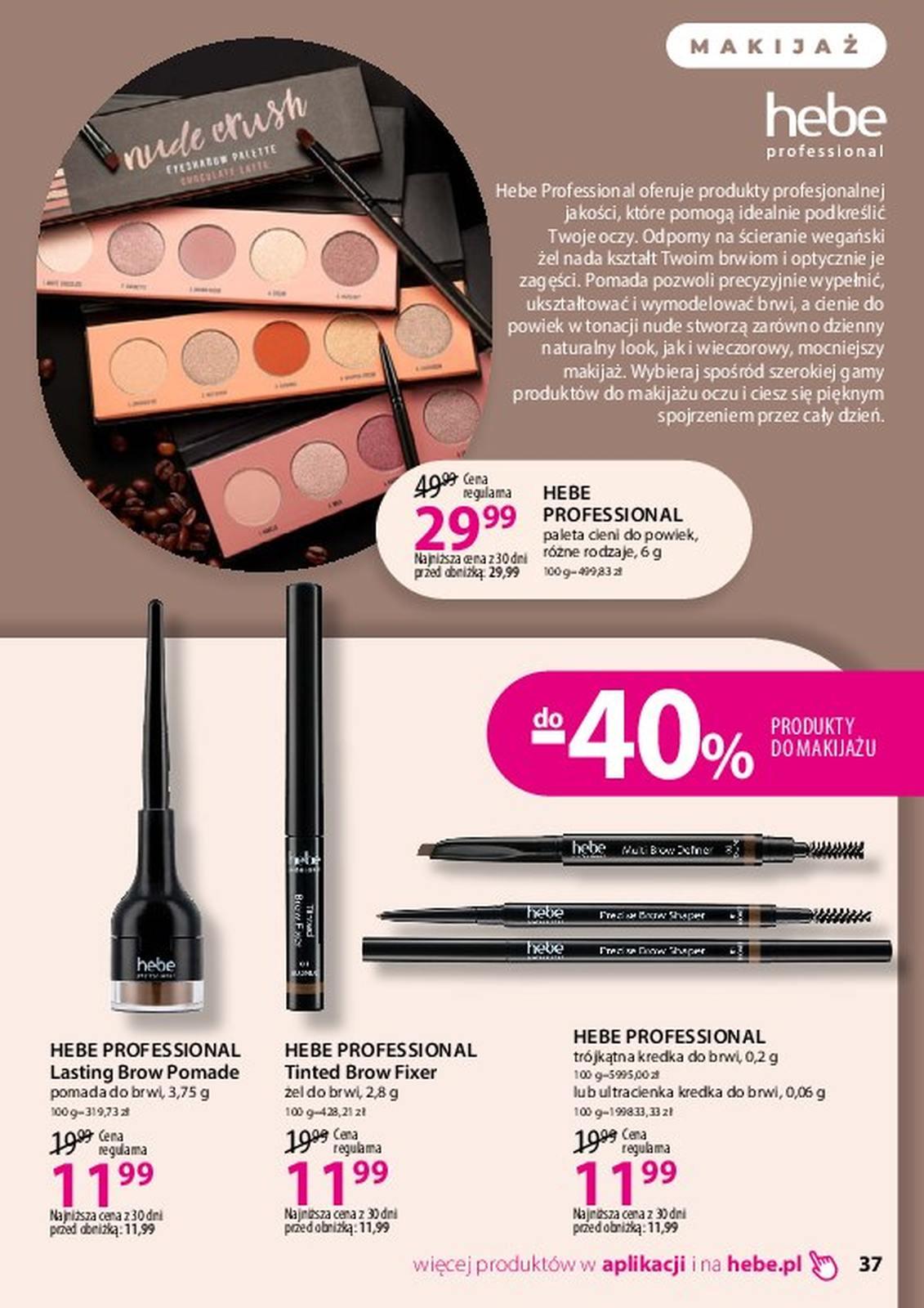 Gazetka promocyjna Hebe str. 37