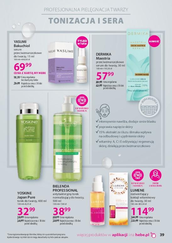 Gazetka promocyjna Hebe str. 39