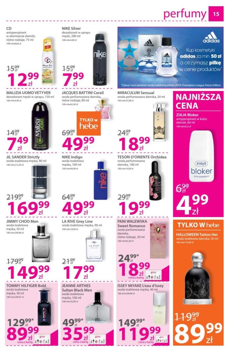 Gazetka promocyjna Hebe str. 15