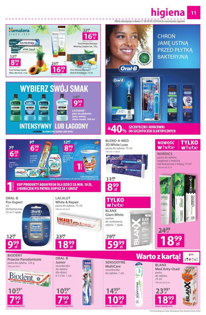 Gazetka promocyjna Hebe str. 11