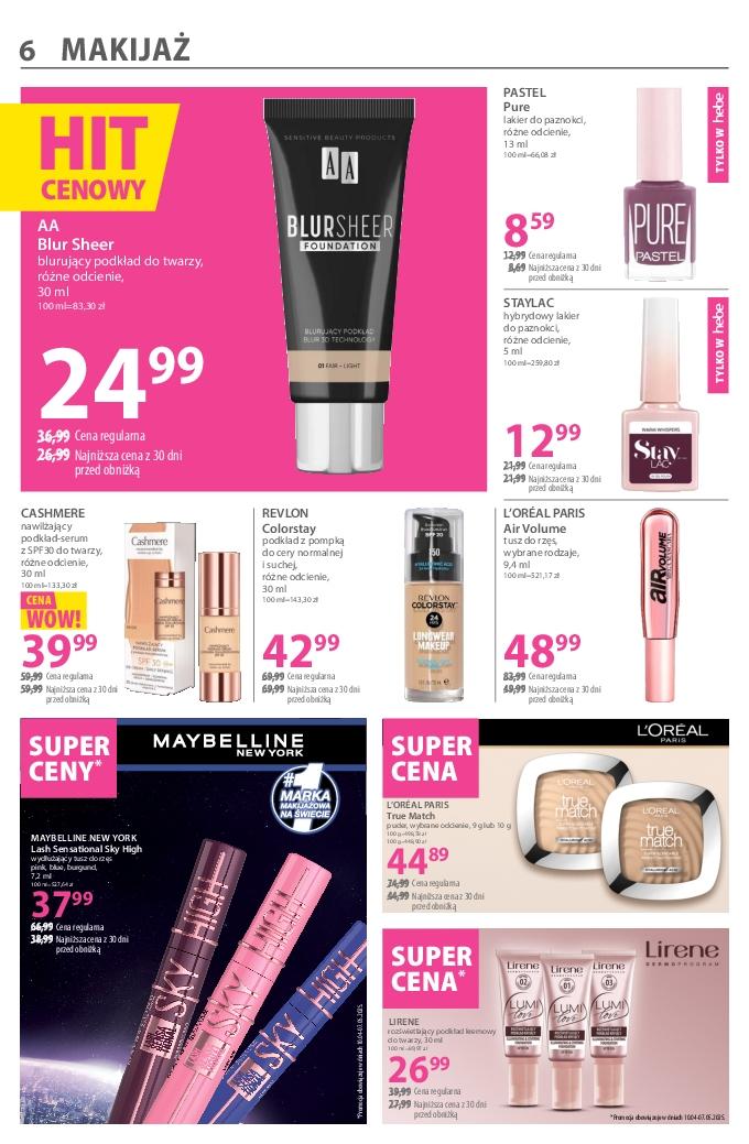 Gazetka promocyjna Hebe str. 6