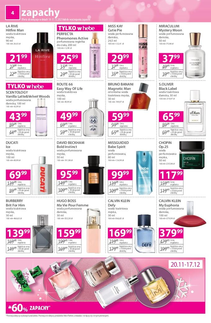 Gazetka promocyjna Hebe str. 4