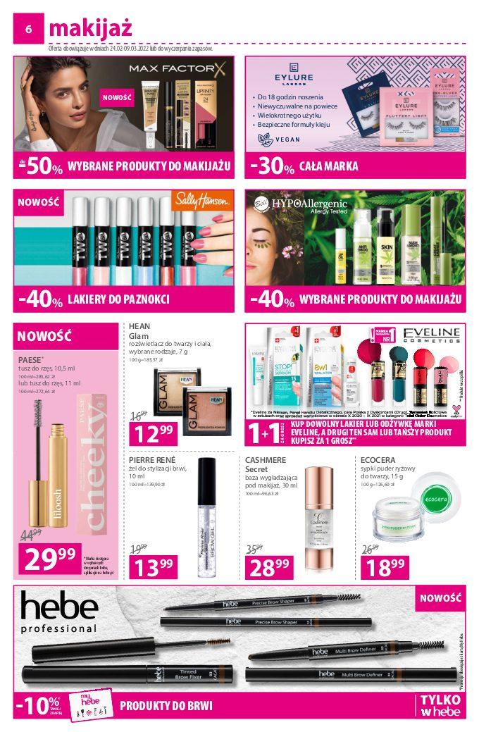 Gazetka promocyjna Hebe str. 6