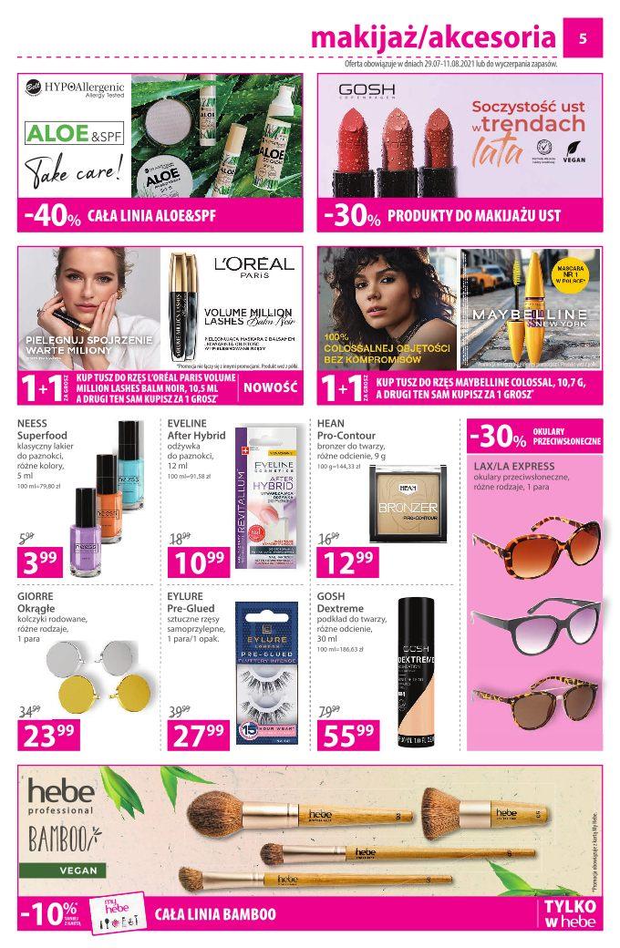 Gazetka promocyjna Hebe str. 5
