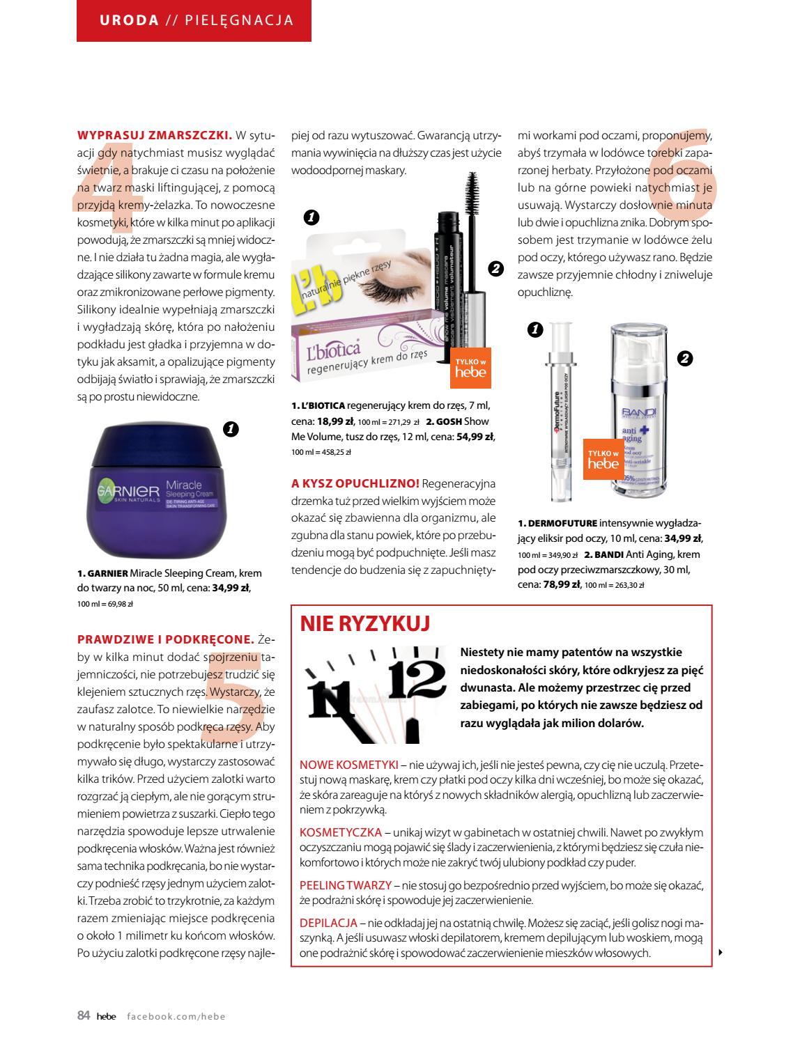 Gazetka promocyjna Hebe str. 84