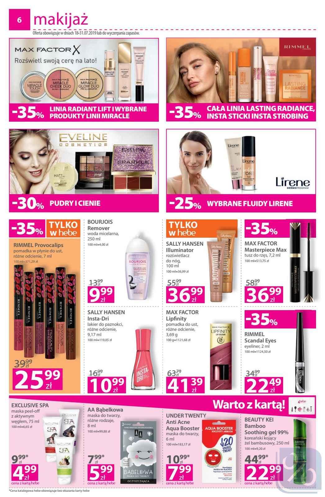 Gazetka promocyjna Hebe str. 6