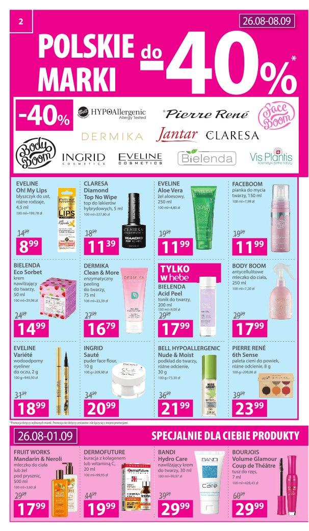Gazetka promocyjna Hebe str. 2