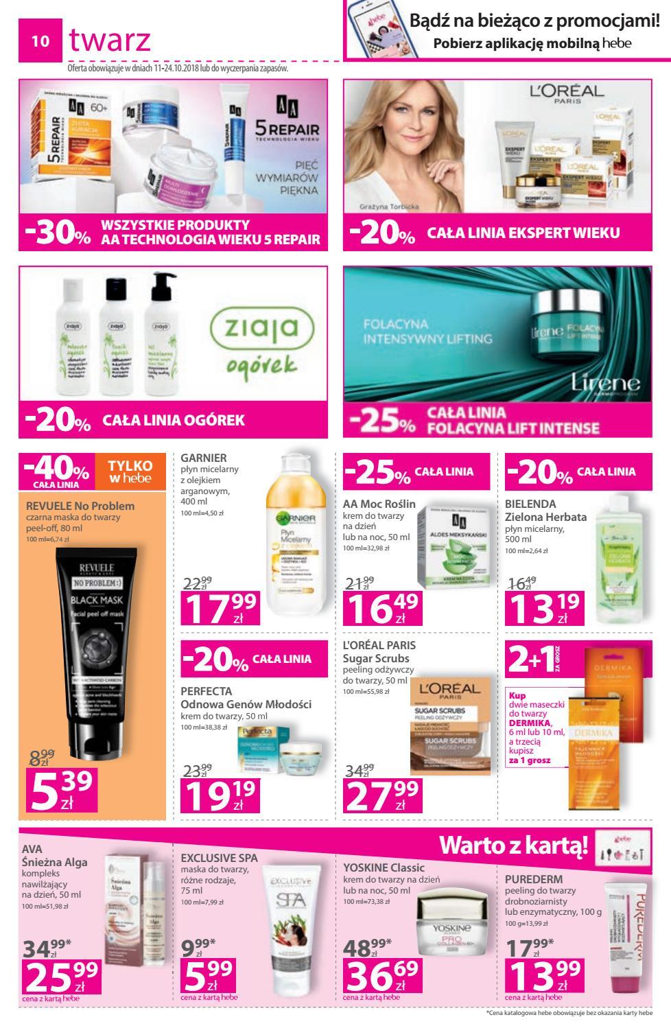 Gazetka promocyjna Hebe str. 10
