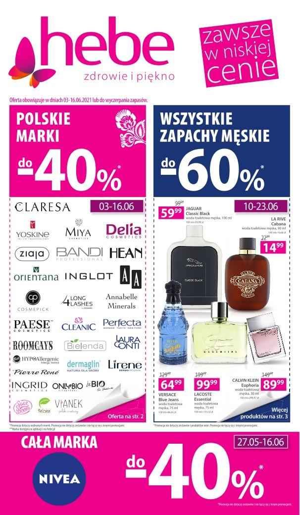Gazetka promocyjna Hebe str. 1