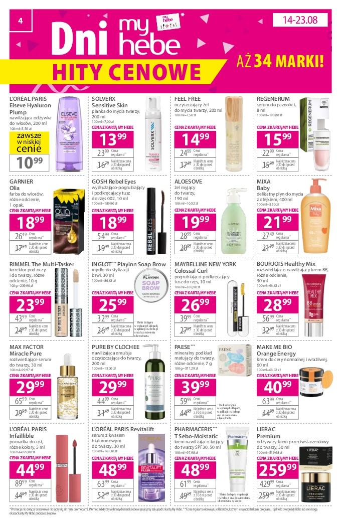 Gazetka promocyjna Hebe str. 4