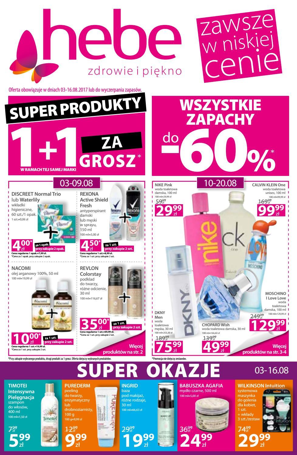 Gazetka promocyjna Hebe str. 1