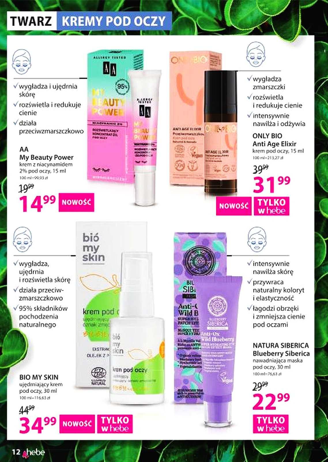 Gazetka promocyjna Hebe str. 12