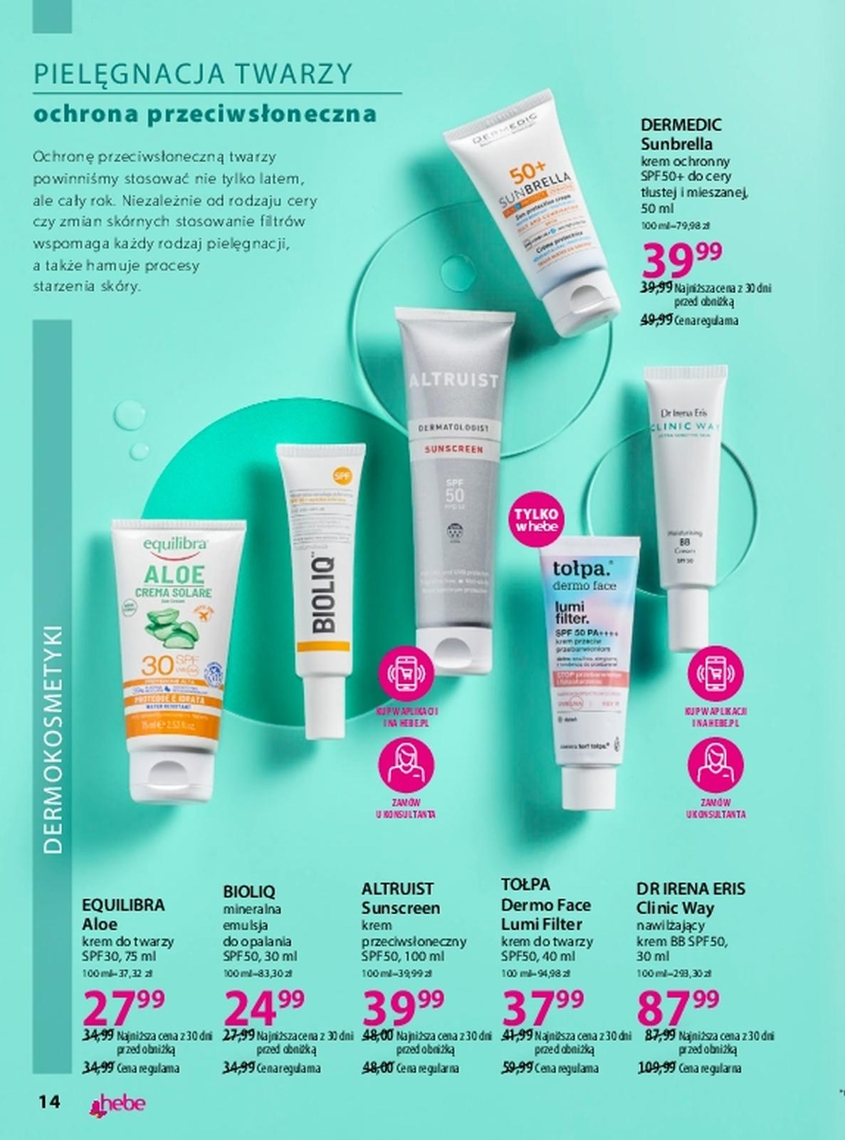 Gazetka promocyjna Hebe str. 14