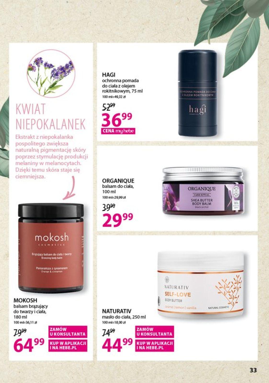Gazetka promocyjna Hebe str. 33