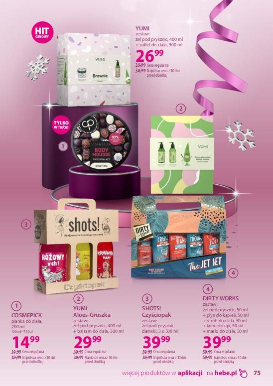 Gazetka promocyjna Hebe str. 75