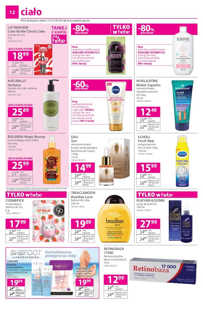 Gazetka promocyjna Hebe str. 12