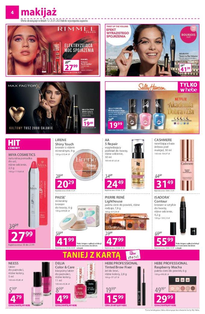 Gazetka promocyjna Hebe str. 4