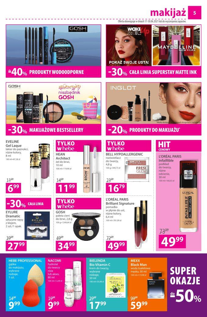 Gazetka promocyjna Hebe str. 5