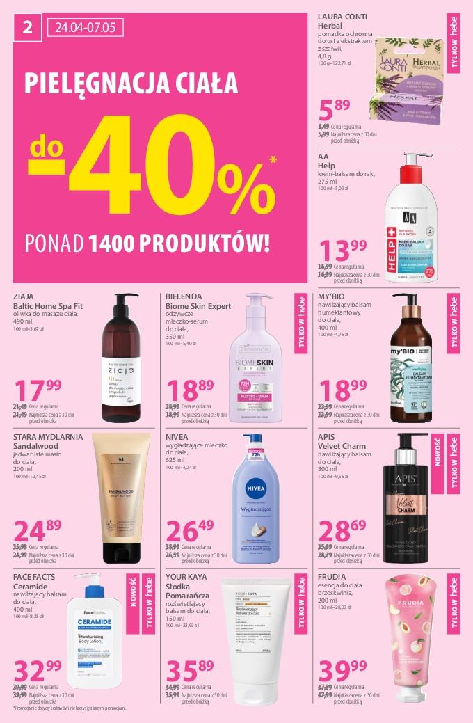 Gazetka promocyjna Hebe str. 2