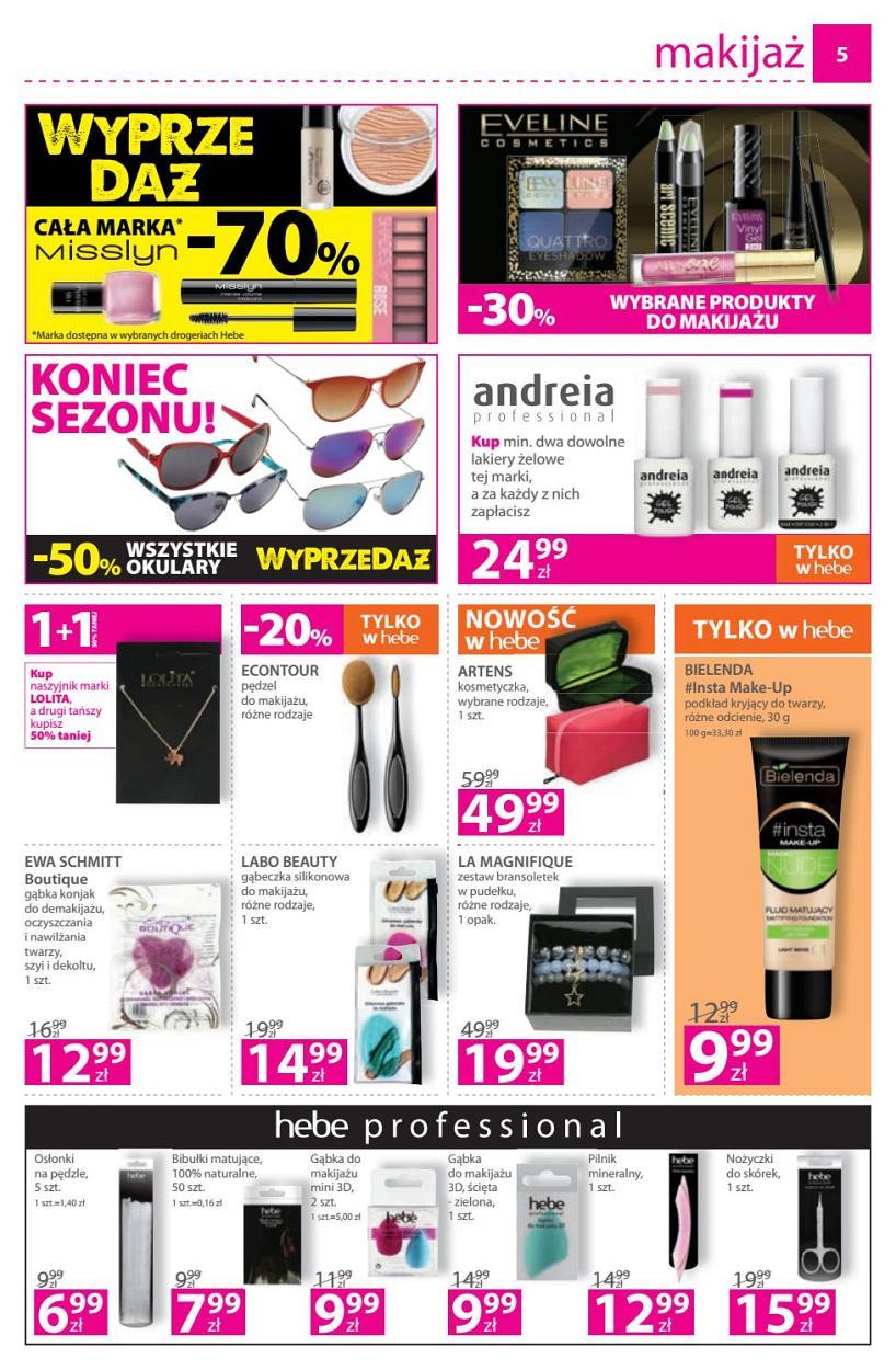 Gazetka promocyjna Hebe str. 5