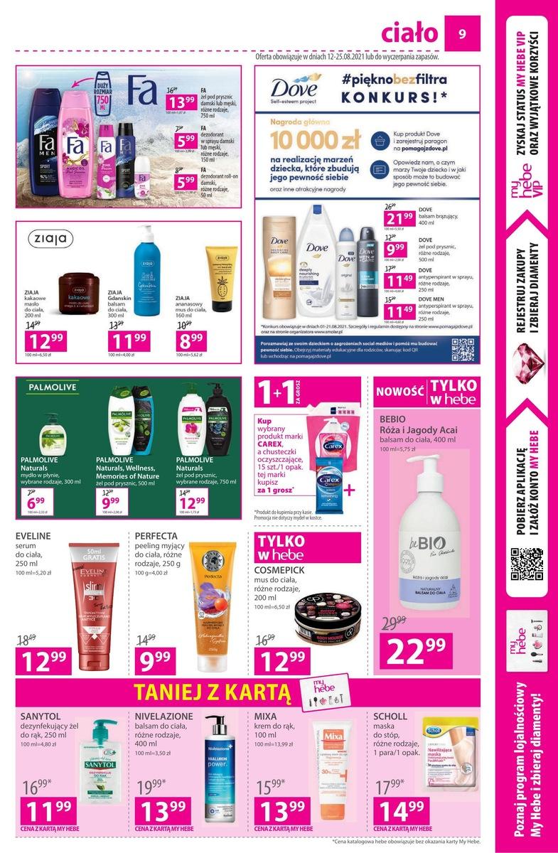 Gazetka promocyjna Hebe str. 9