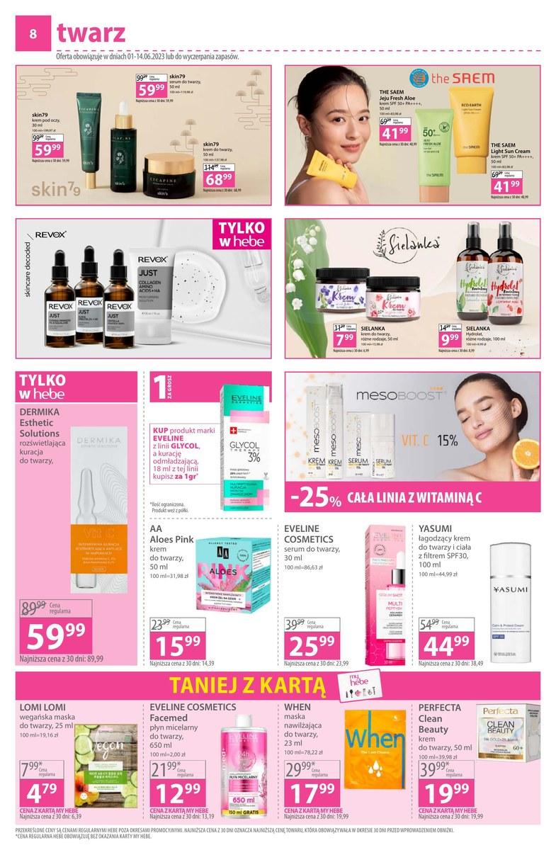 Gazetka promocyjna Hebe str. 8