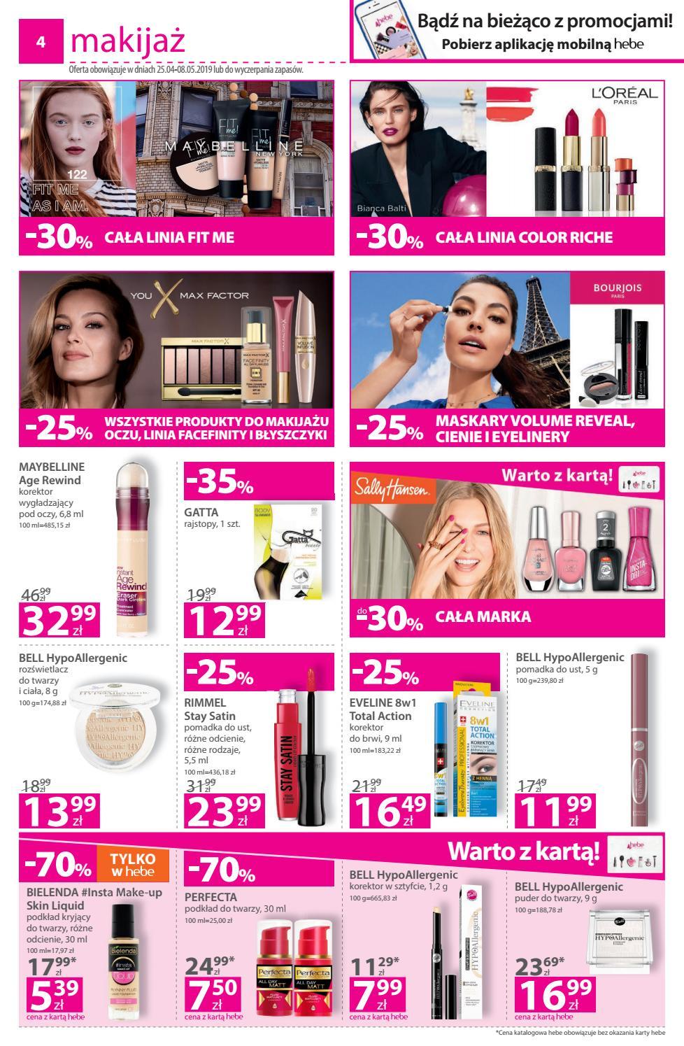 Gazetka promocyjna Hebe str. 4
