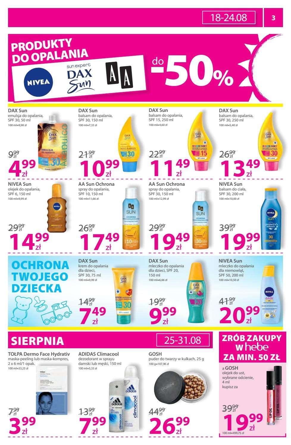 Gazetka promocyjna Hebe str. 3