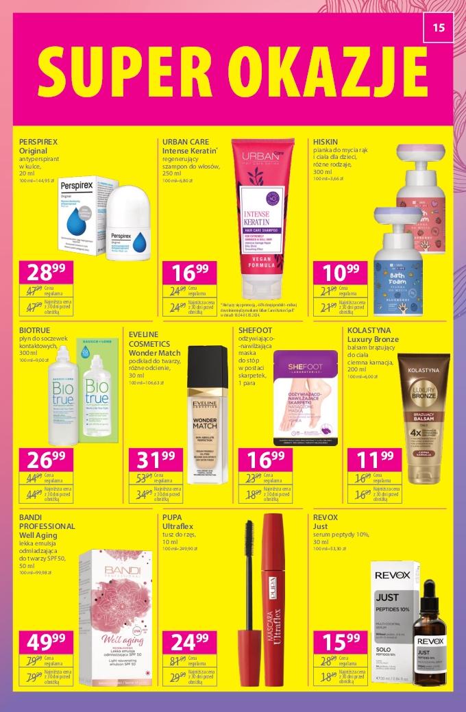 Gazetka promocyjna Hebe str. 15