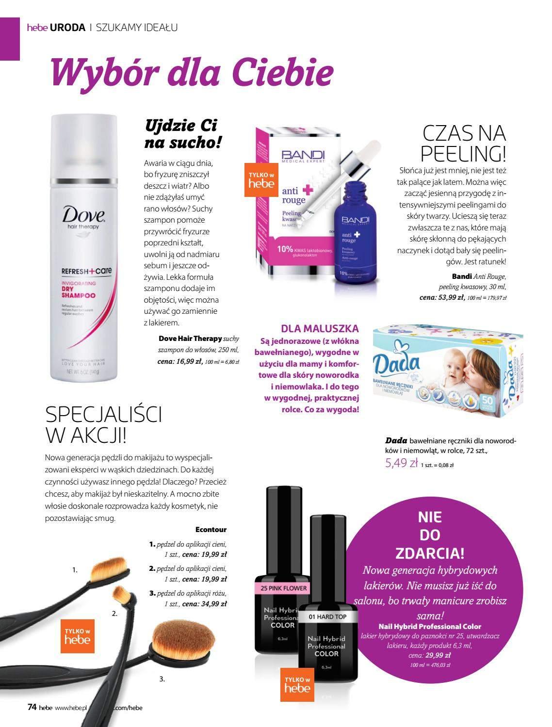 Gazetka promocyjna Hebe str. 74