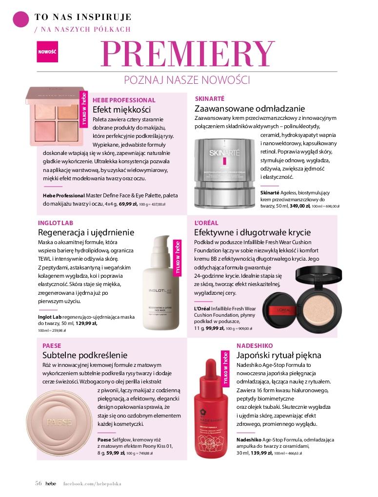 Gazetka promocyjna Hebe str. 56