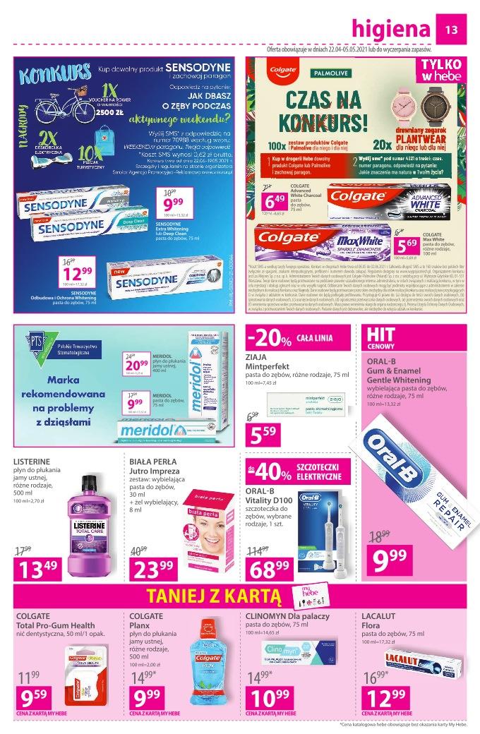 Gazetka promocyjna Hebe str. 13