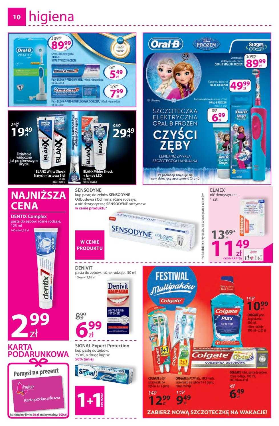 Gazetka promocyjna Hebe str. 10