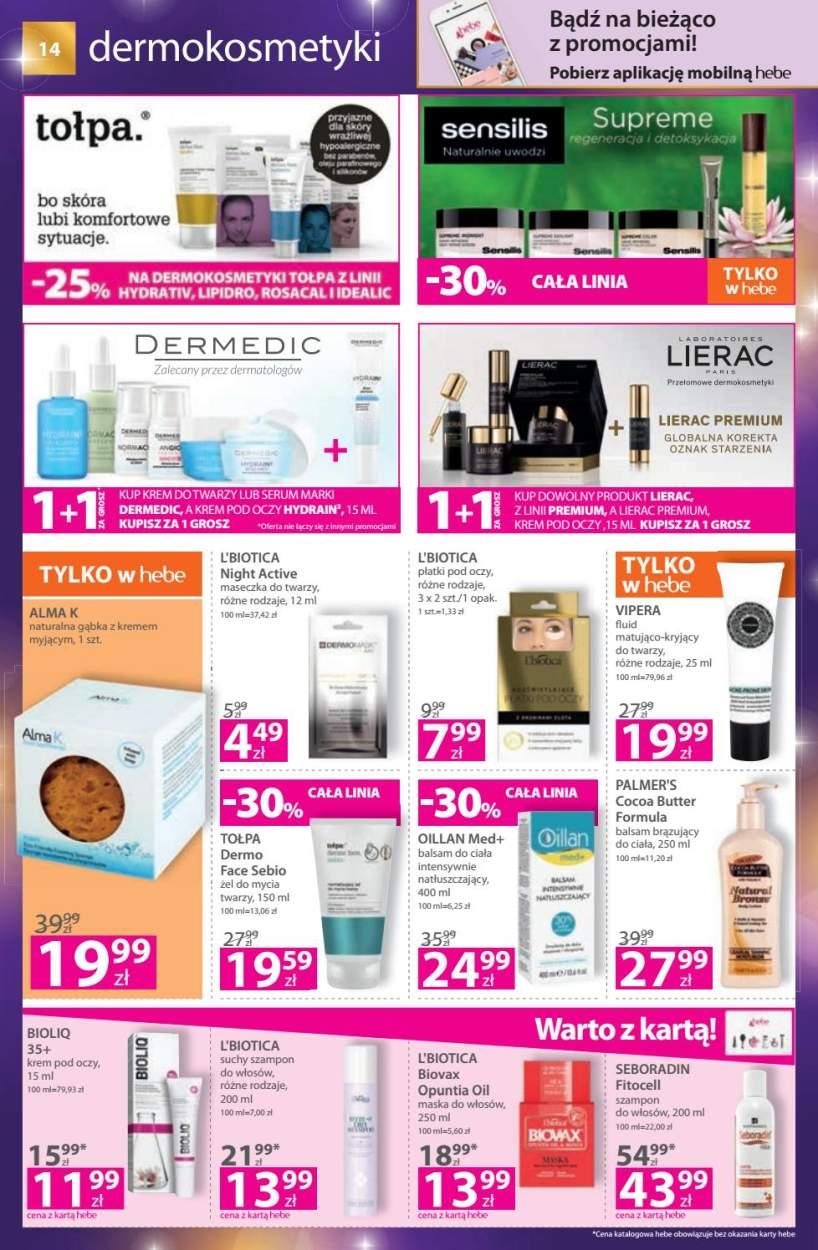 Gazetka promocyjna Hebe str. 14