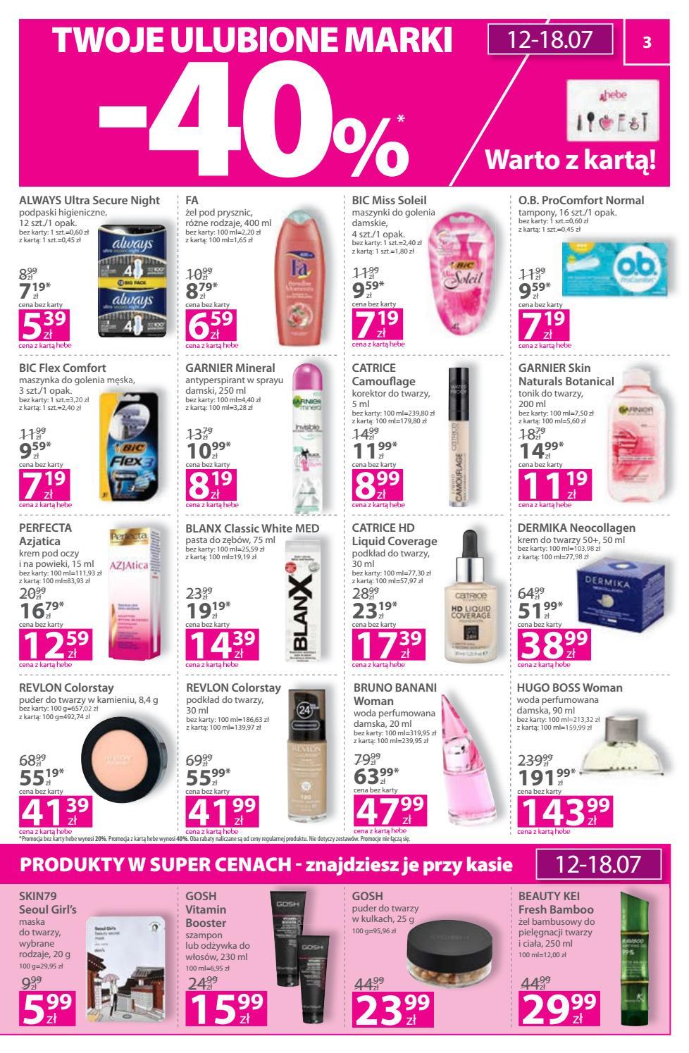 Gazetka promocyjna Hebe str. 3