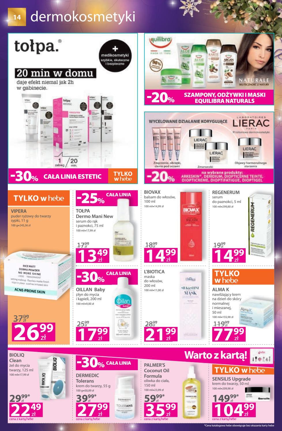 Gazetka promocyjna Hebe str. 14