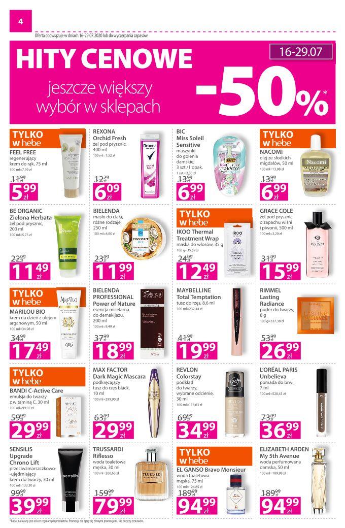 Gazetka promocyjna Hebe str. 4