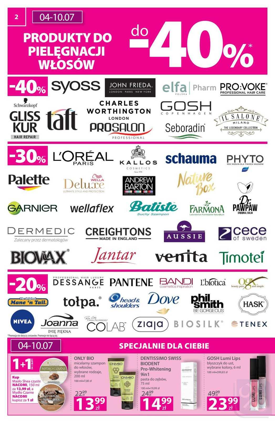 Gazetka promocyjna Hebe str. 2