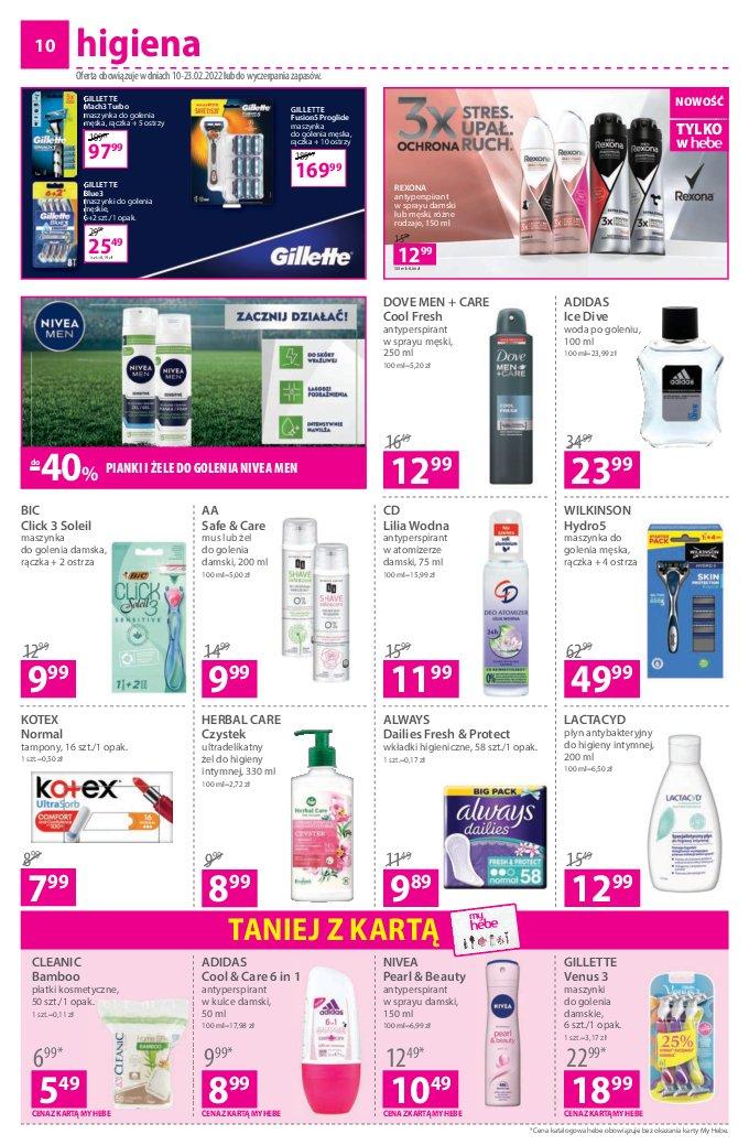 Gazetka promocyjna Hebe str. 10