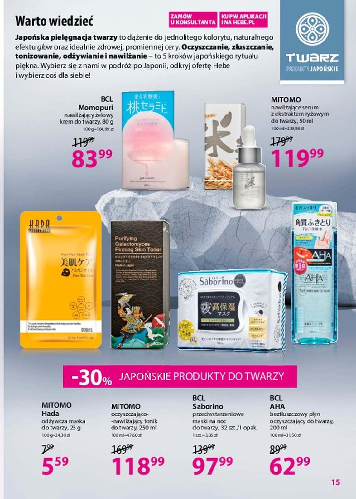 Gazetka promocyjna Hebe str. 15