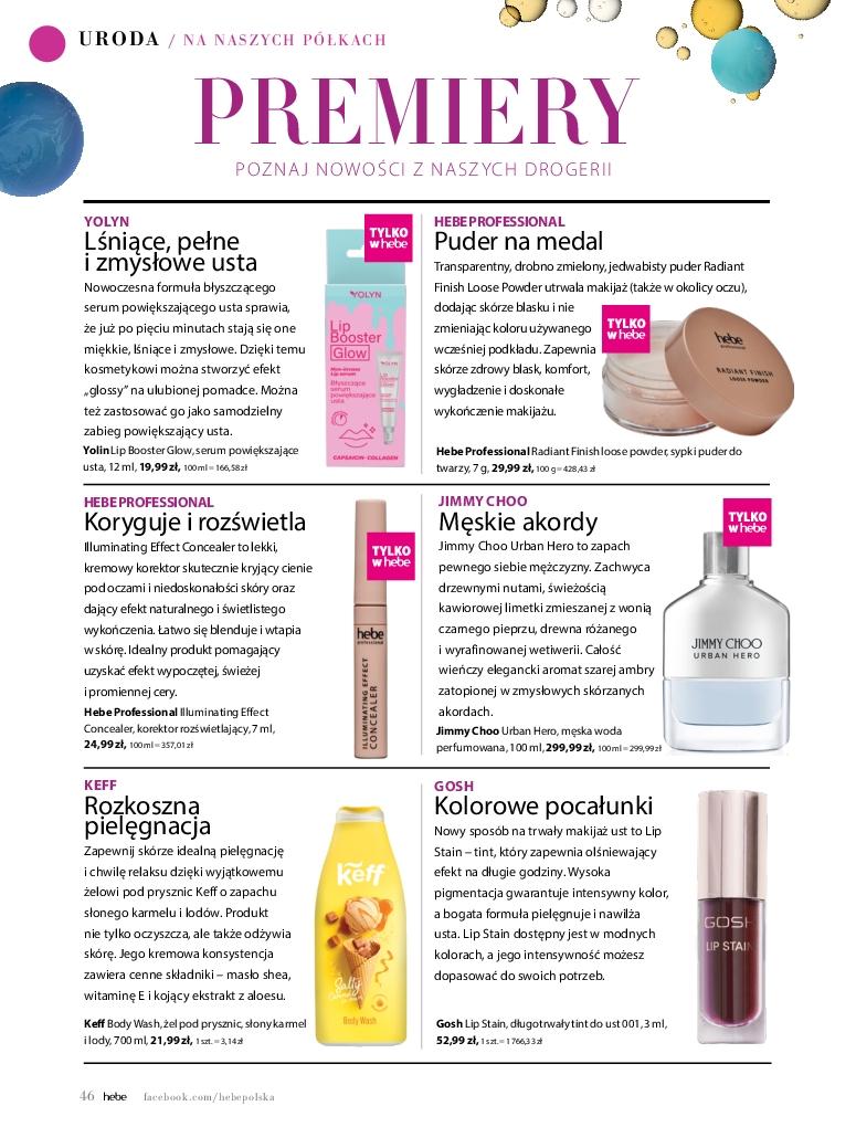 Gazetka promocyjna Hebe str. 46