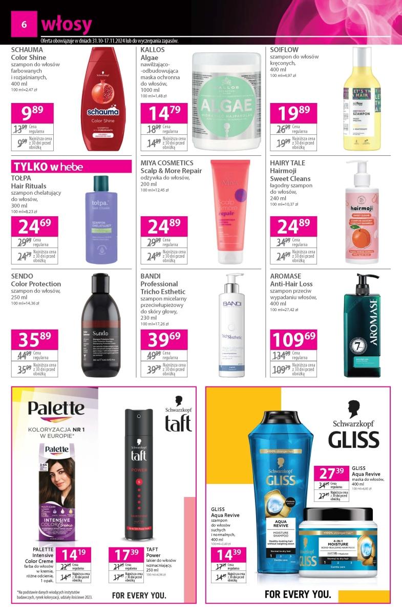 Gazetka promocyjna Hebe str. 6