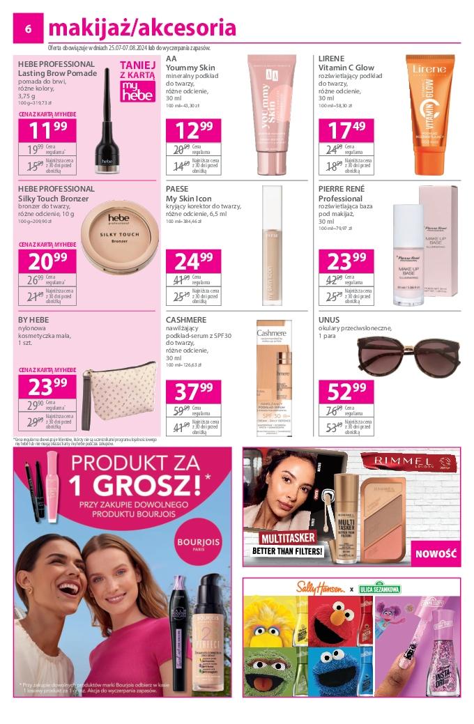 Gazetka promocyjna Hebe str. 6
