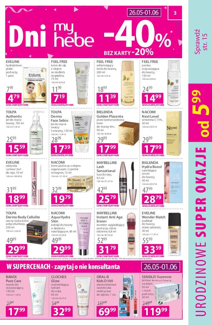 Gazetka promocyjna Hebe str. 3
