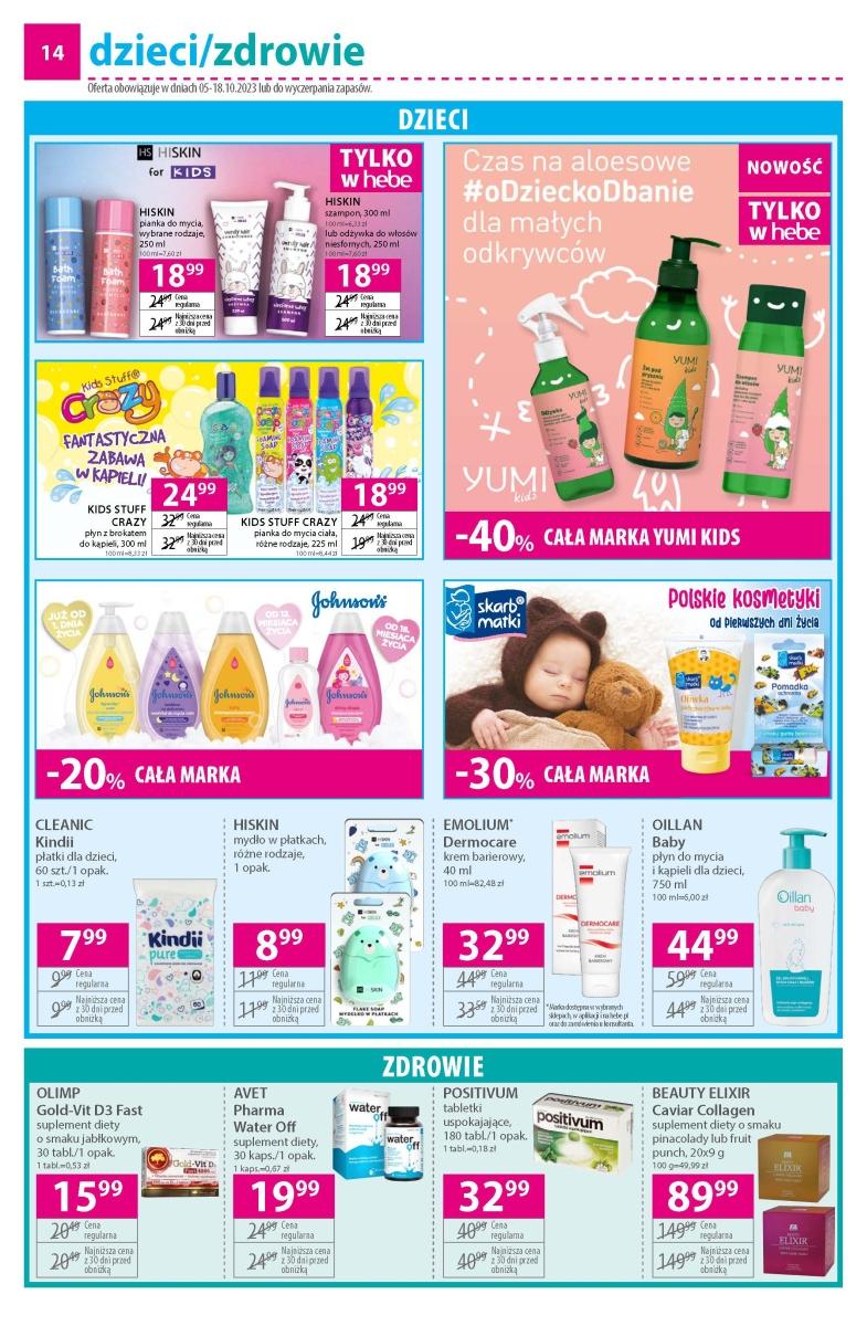 Gazetka promocyjna Hebe str. 14