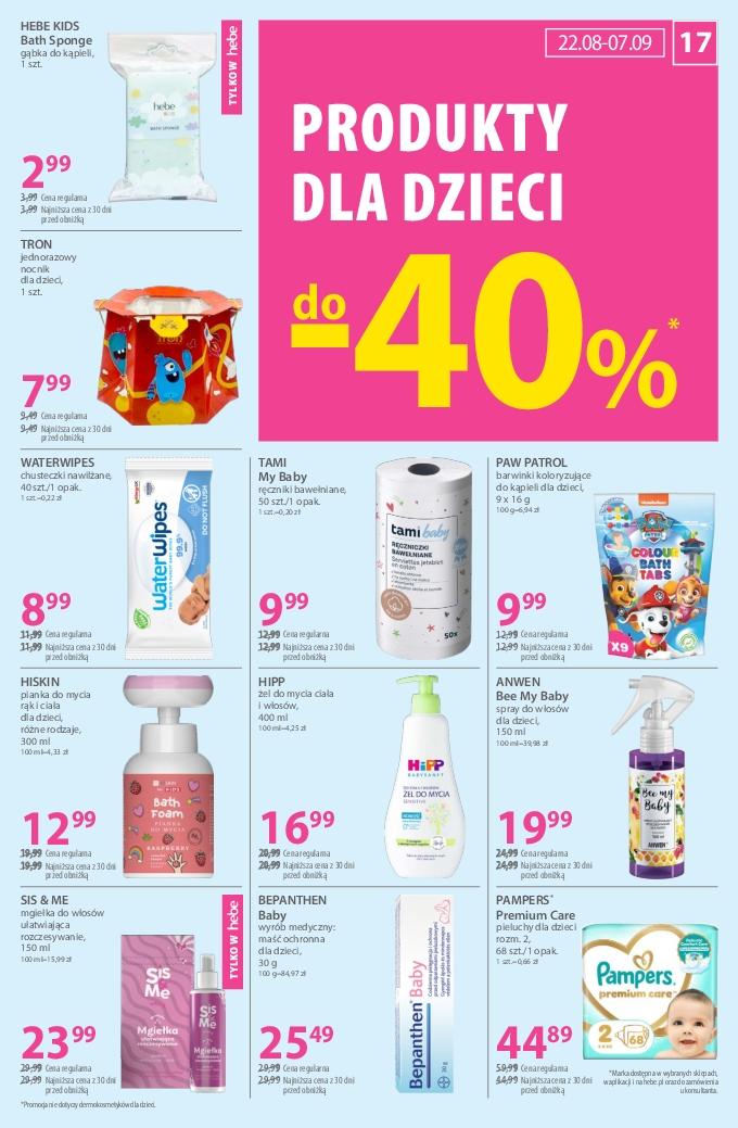 Gazetka promocyjna Hebe str. 17