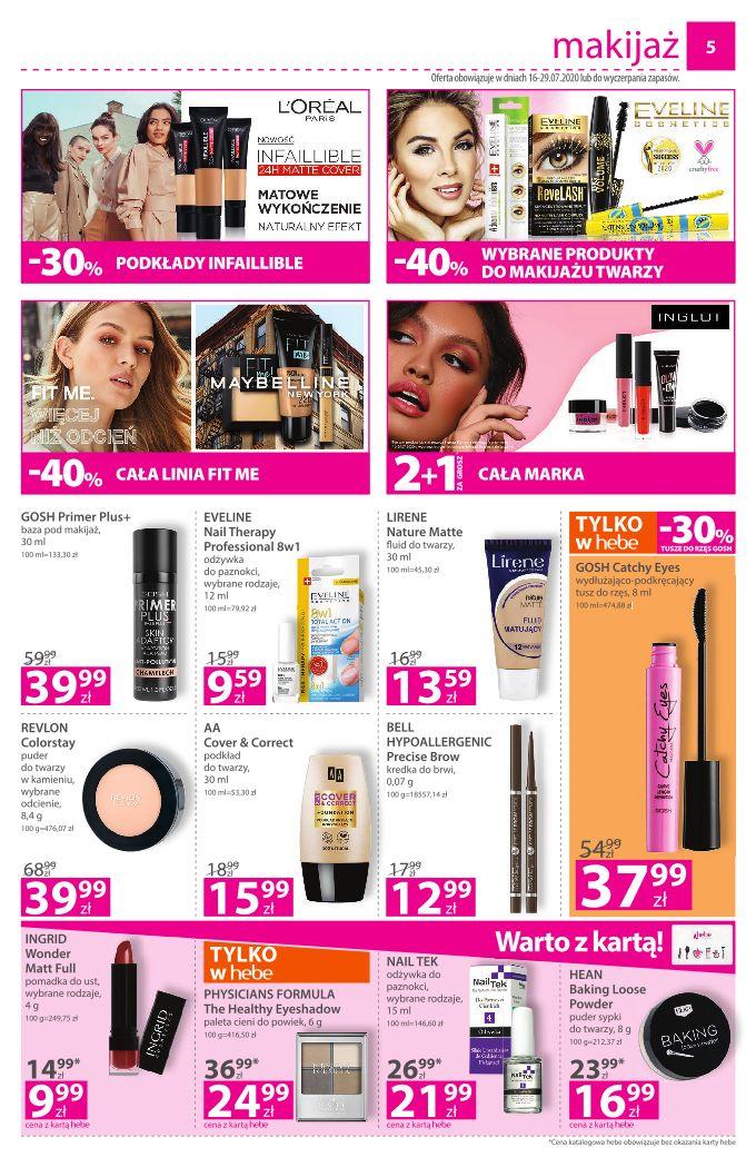 Gazetka promocyjna Hebe str. 5