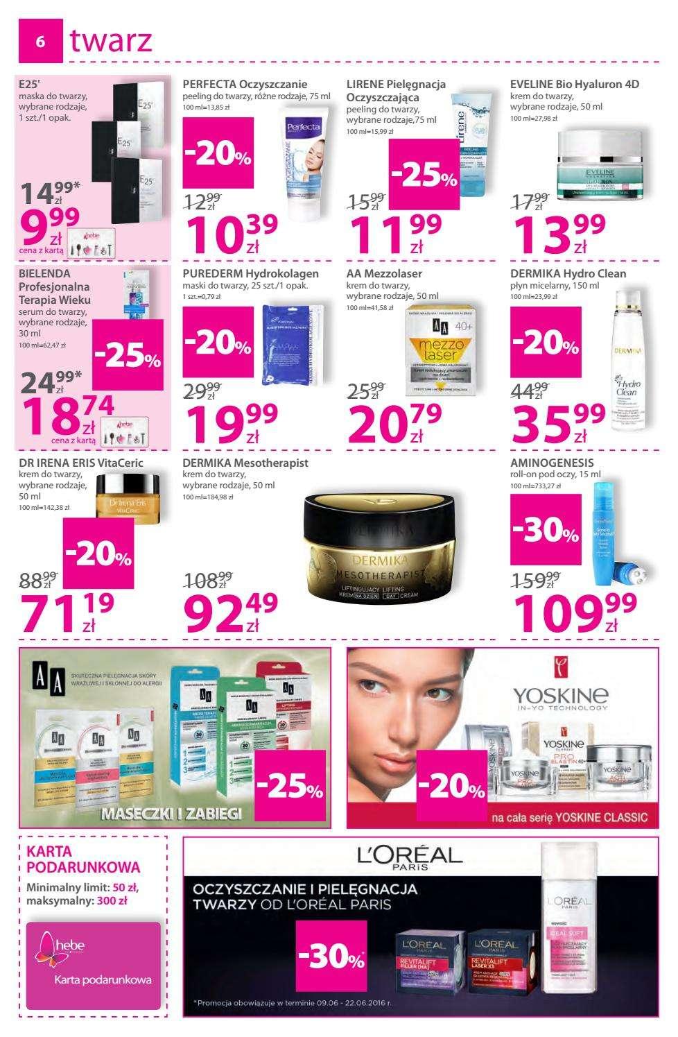 Gazetka promocyjna Hebe str. 6